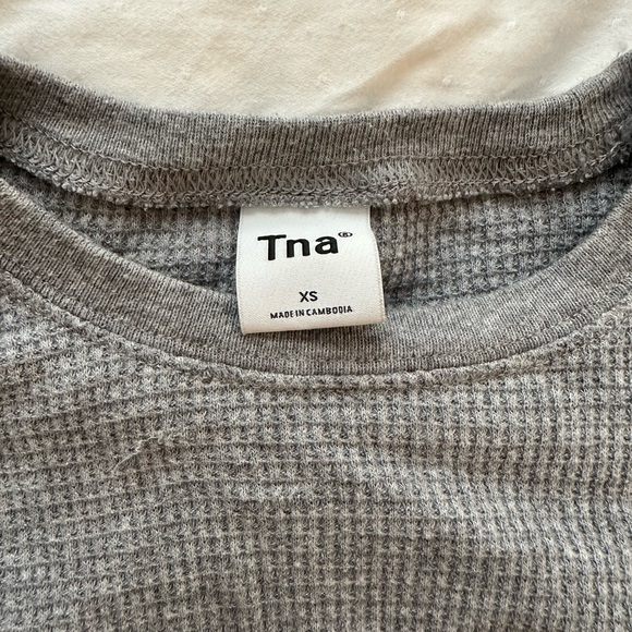 TNA cropped waffle long sleeve - Picture 3 of 7